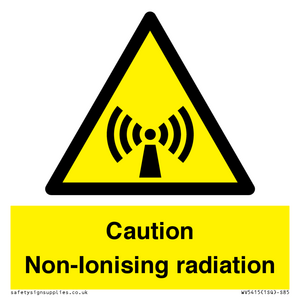Caution Non-Ionising radiation